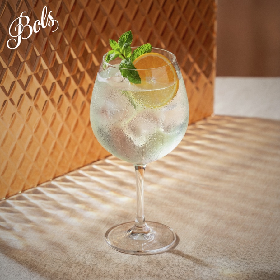 Bols Triple Sec Spritz mit Orangenscheibe und Minze